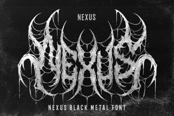 Nexus Metal Font