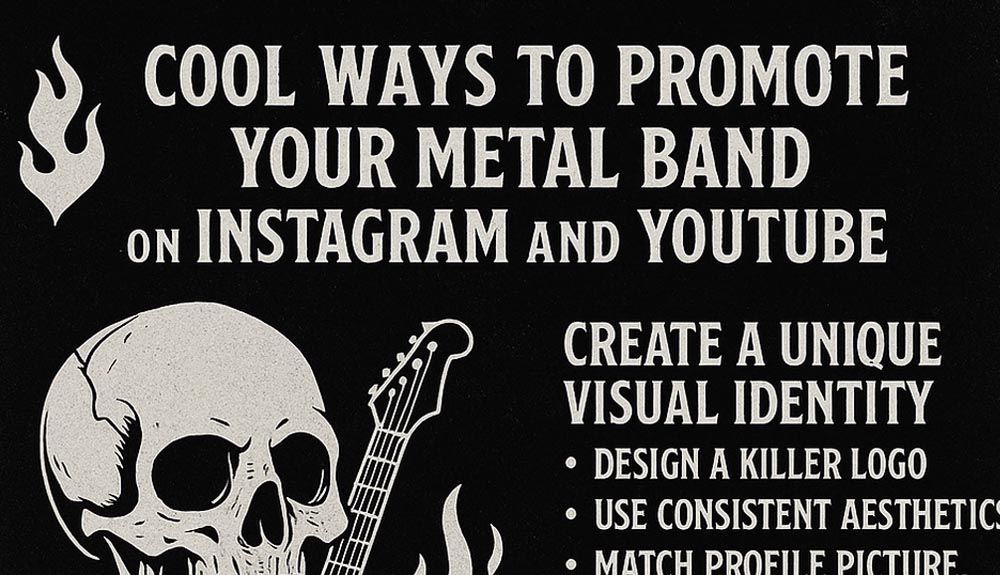 Cool Ways to Promote Your Metal Band on Instagram and YouTube