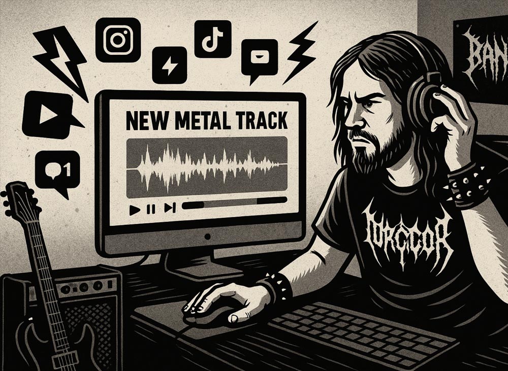 Scream It Loud Online: Tips and Tricks to Promote Your Metal Tracks on Social Media