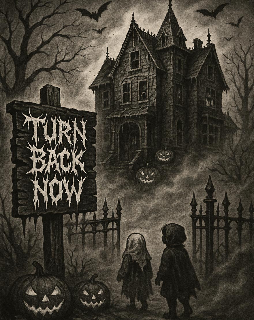 Raise the Dead: How to Haunt Your House for Halloween (with the Right Font Too!)