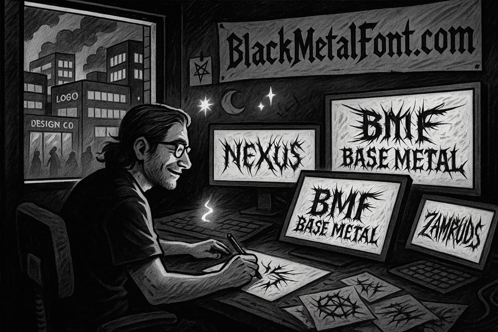 Is the Market Too Niche for Metal Fonts? Maybe — But I’m Still All In. I am Blackmetalfont.com