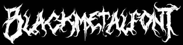 Black Metal Font